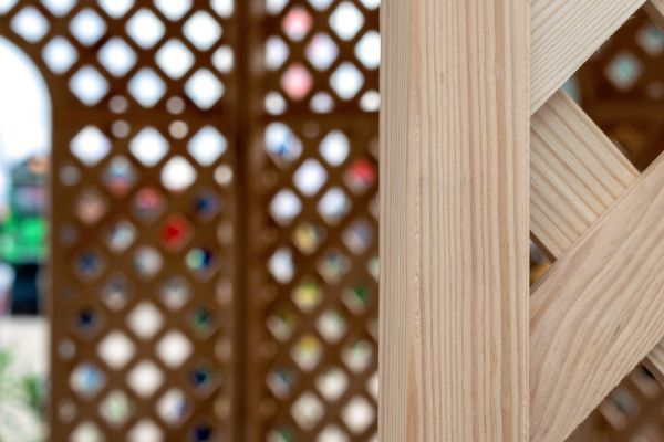 Lattice Arbor Building