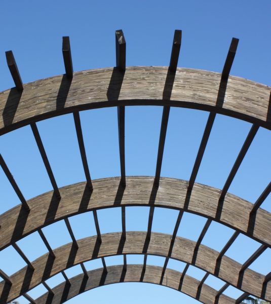 Arched Pergola Construction